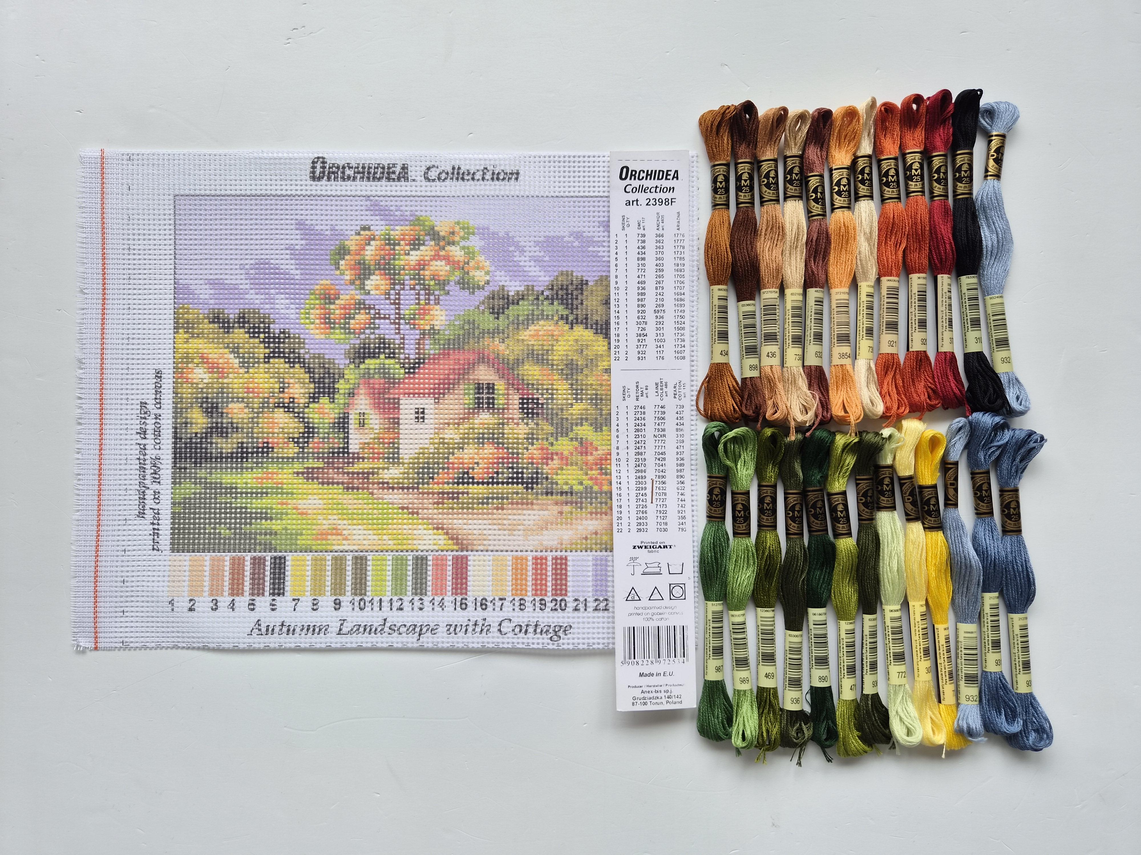 ORCHIDEA 18x24 Goblen - İplikli Set