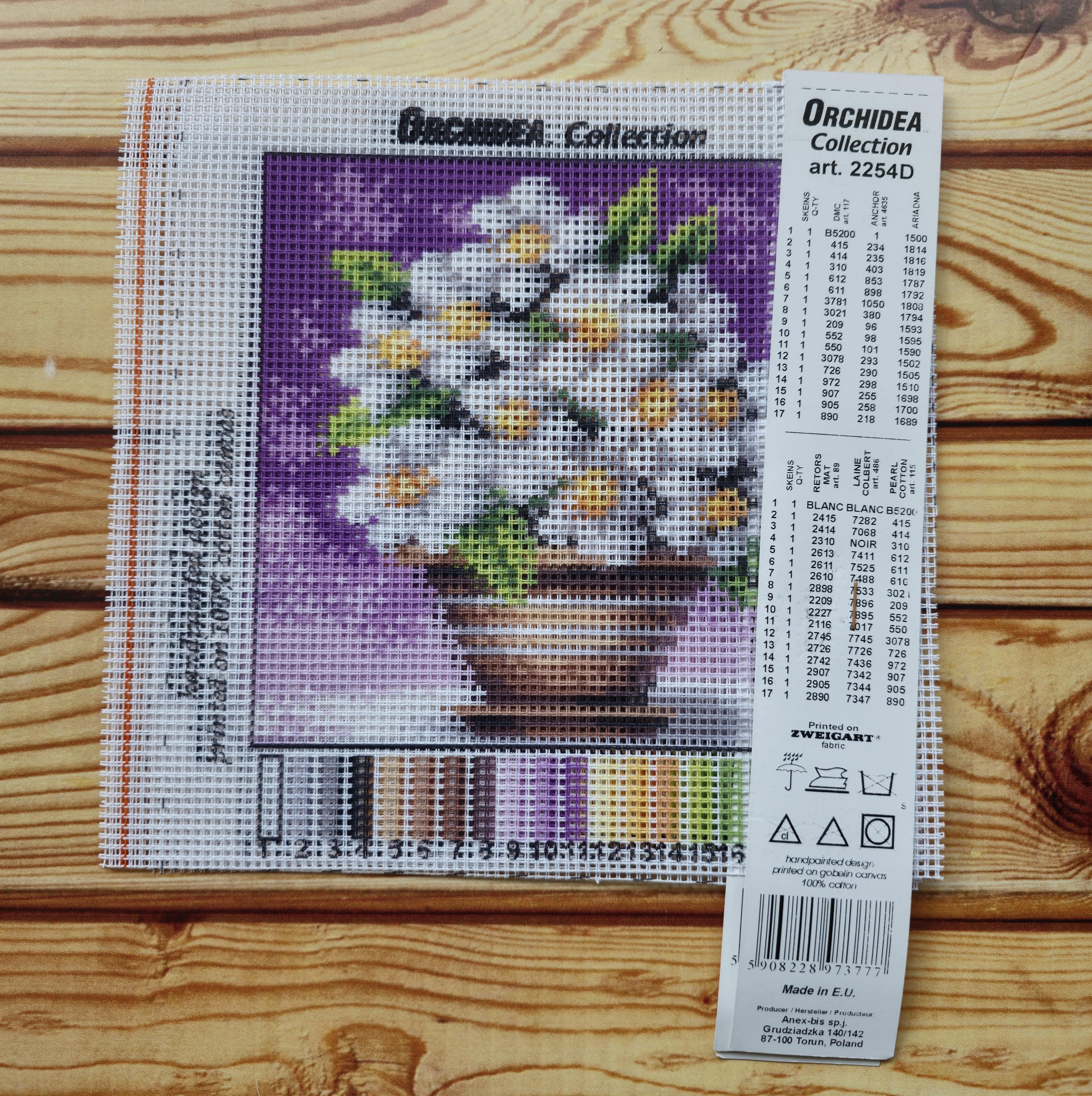 Orchidea Goblen 2254D 15x15