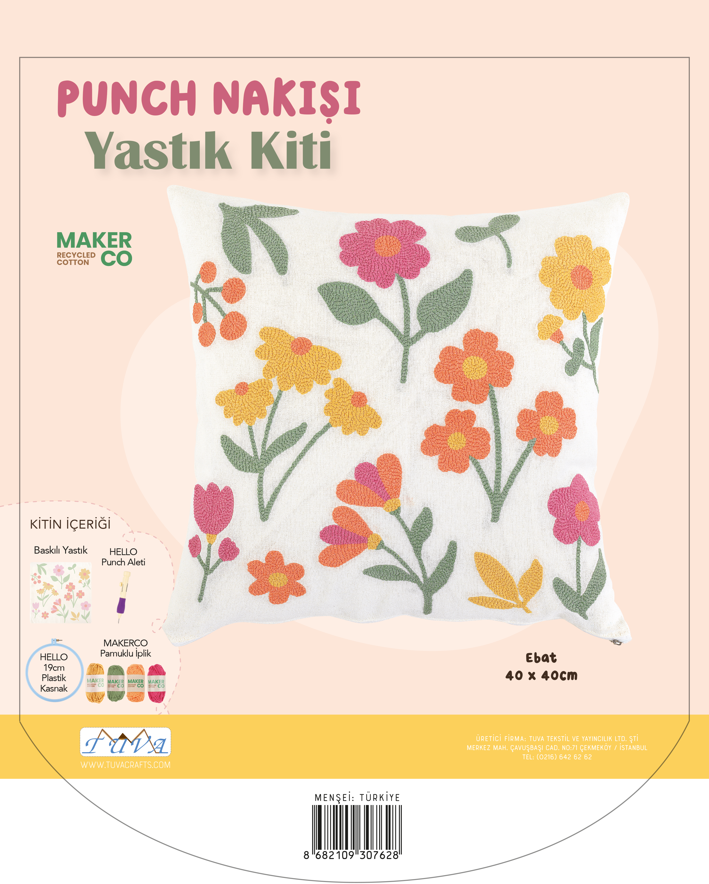 PUNCH NAKIŞI YASTIK KİTİ