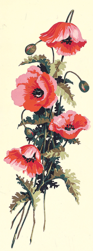 SEG GOBLEN 25X60CM - 950.31 Kırmızı Çiçek