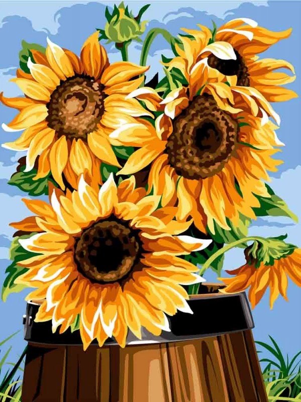 SEG GOBLEN 40X50CM - 926.332 Ayçiçekli Fıçı
