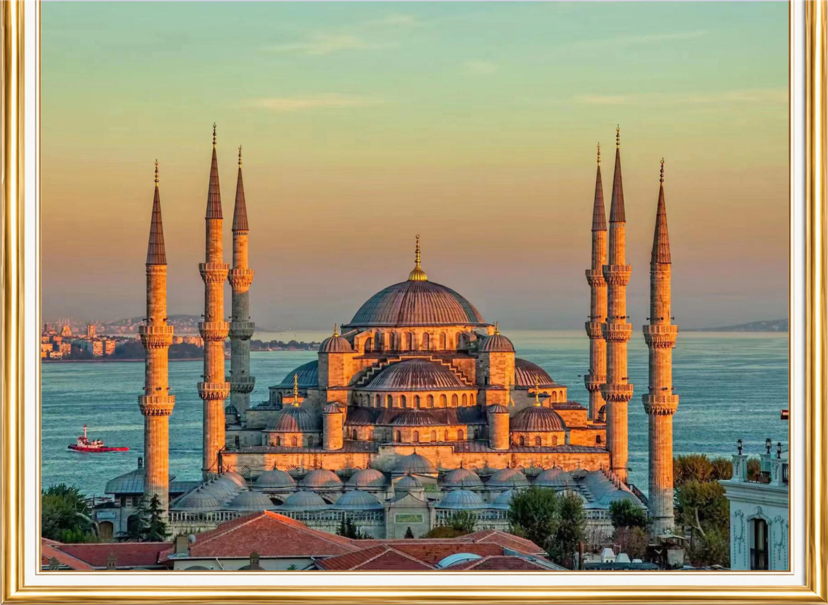 Sultanahmet Camii Elmas Mozaik Puzzle Kit 40x50 cm