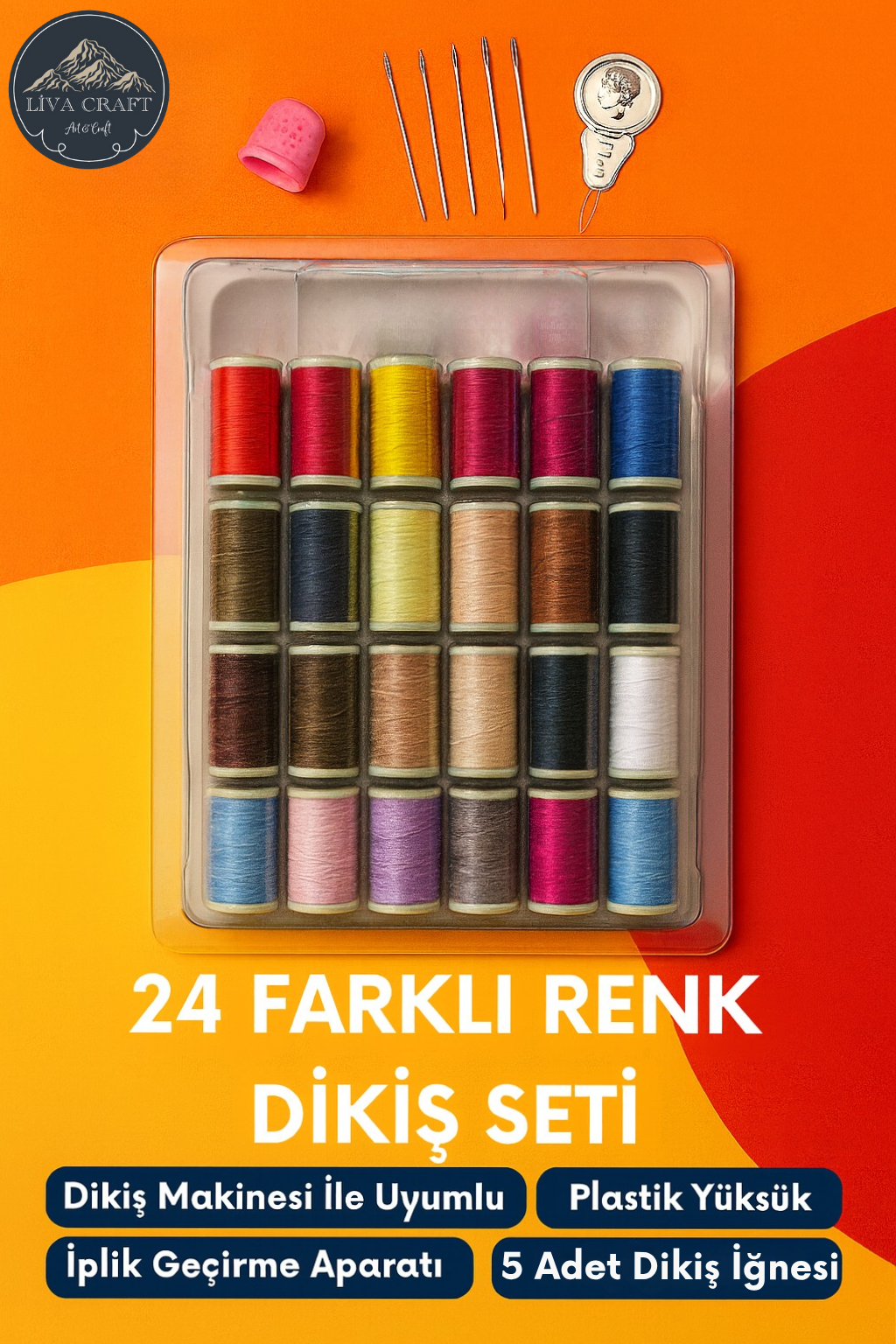 Tuva 24'lü Dikiş Seti
