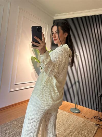 DANTELLİ GÖMLEK PANTOLON TAKIM
