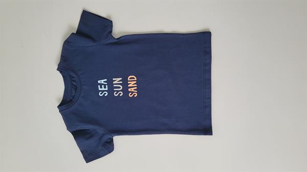 SEA SUN SAND BASKILI LACİVERT TİŞÖRT