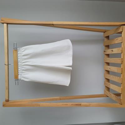 BEYAZ KAPRİ BOL PAÇA PANTOLON 