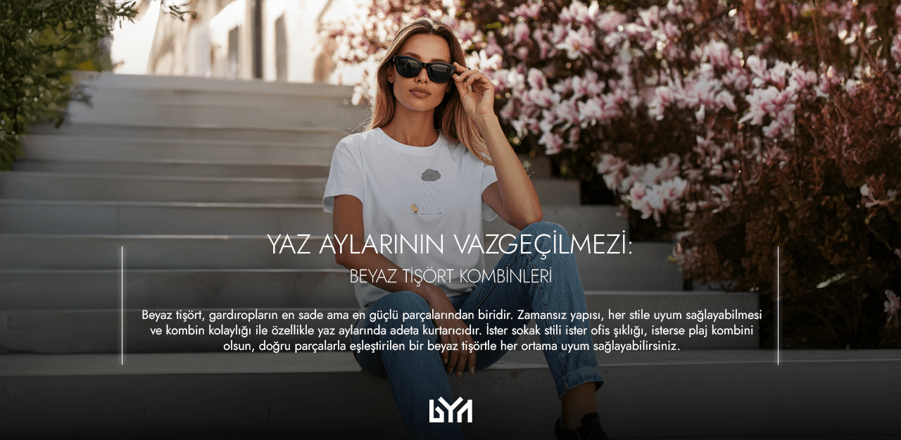 Yaz aylarında kadın ve erkek beyaz tişört kombin önerileri