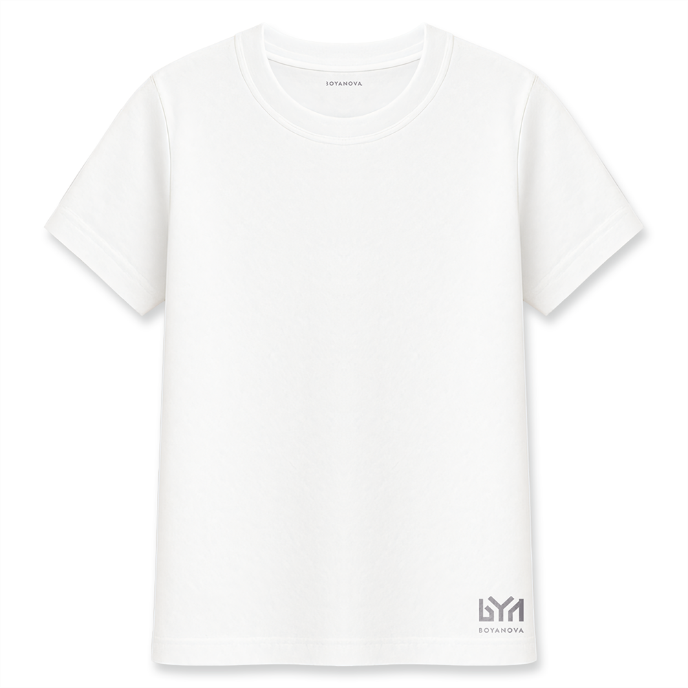 4 Renk Basic Tişört Seti Unisex – Siyah Beyaz Yeşil Kiremit