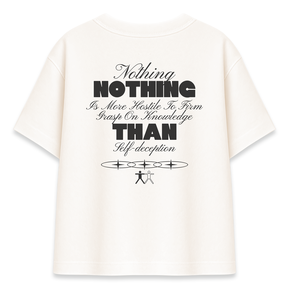 Nothing Is More Hostile Kadın Oversize Şeker Tişört