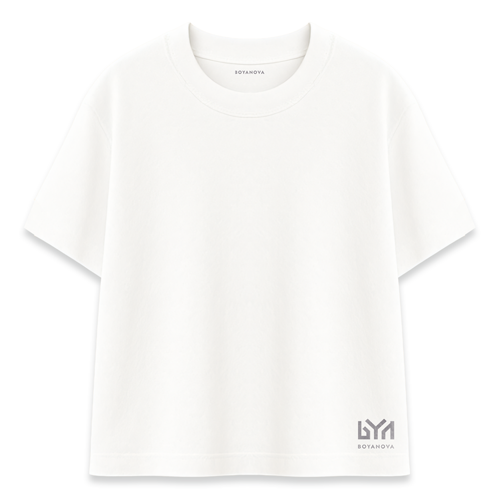 Save The Earth Kadın Oversize Beyaz Tişört