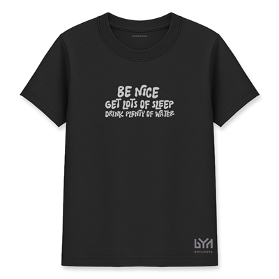 Be Nice Kadın Basic Siyah Tişört