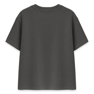 Kalp Çalar Füme Oversize Tişört