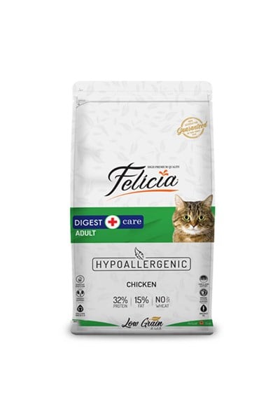 Felicia Tavuklu Hamsili Hypoallergenic Az Tahıllı Yetişkin Kedi Maması 12 Kg