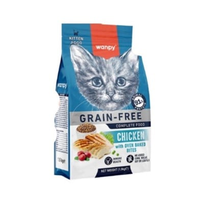Wanpy Wanpy Tahılsız Tavuklu Yavru Kedi Maması 1,5 Kg