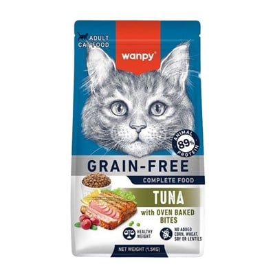 Wanpy Wanpy Tahılsız Tuna Balıklı Yetişkin Kedi Maması 1,5 Kg
