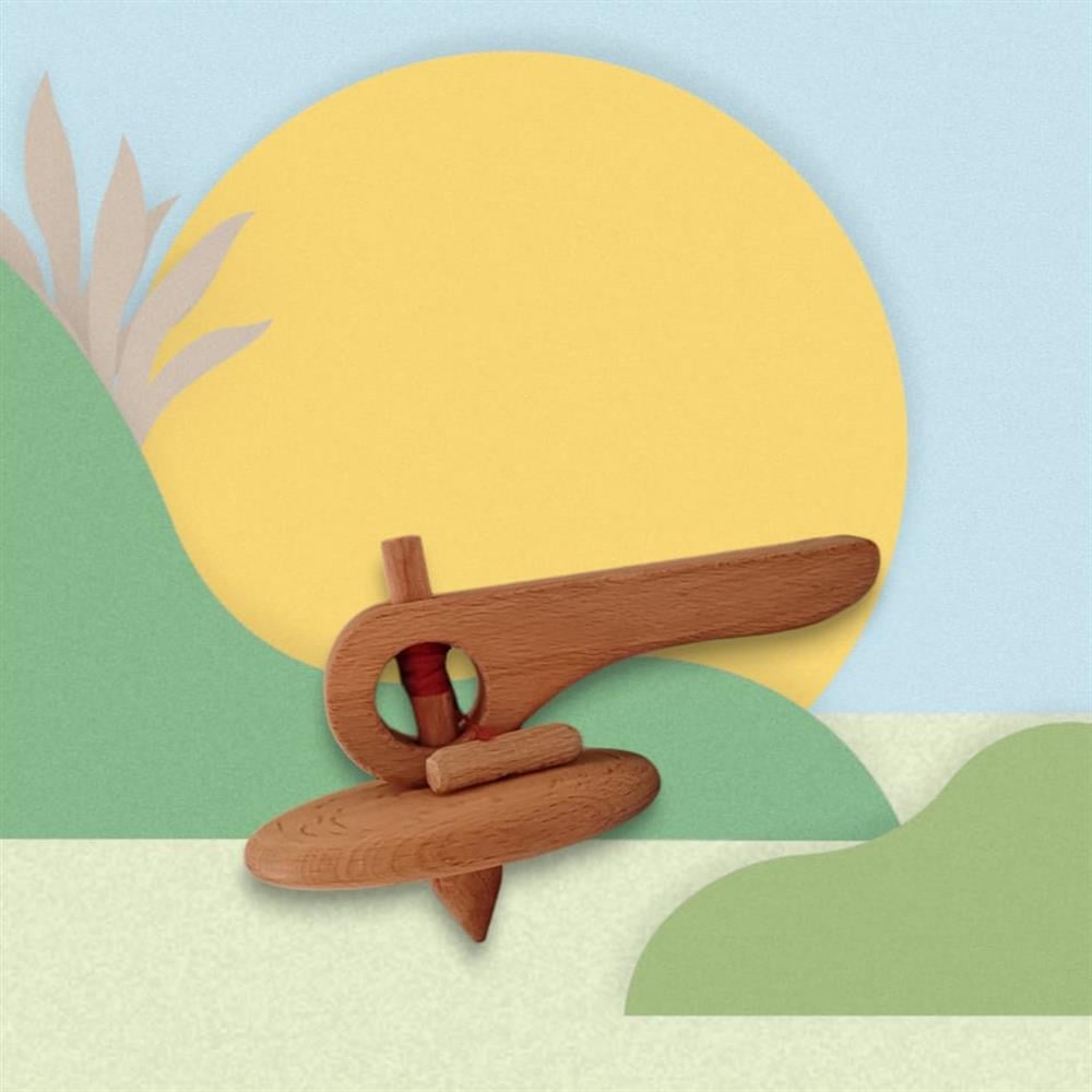 Ahşap Topaç Kulplu