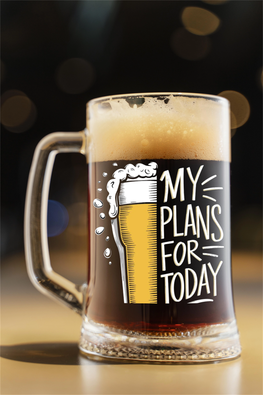 Craft My Plans For Today Bira Bardağı