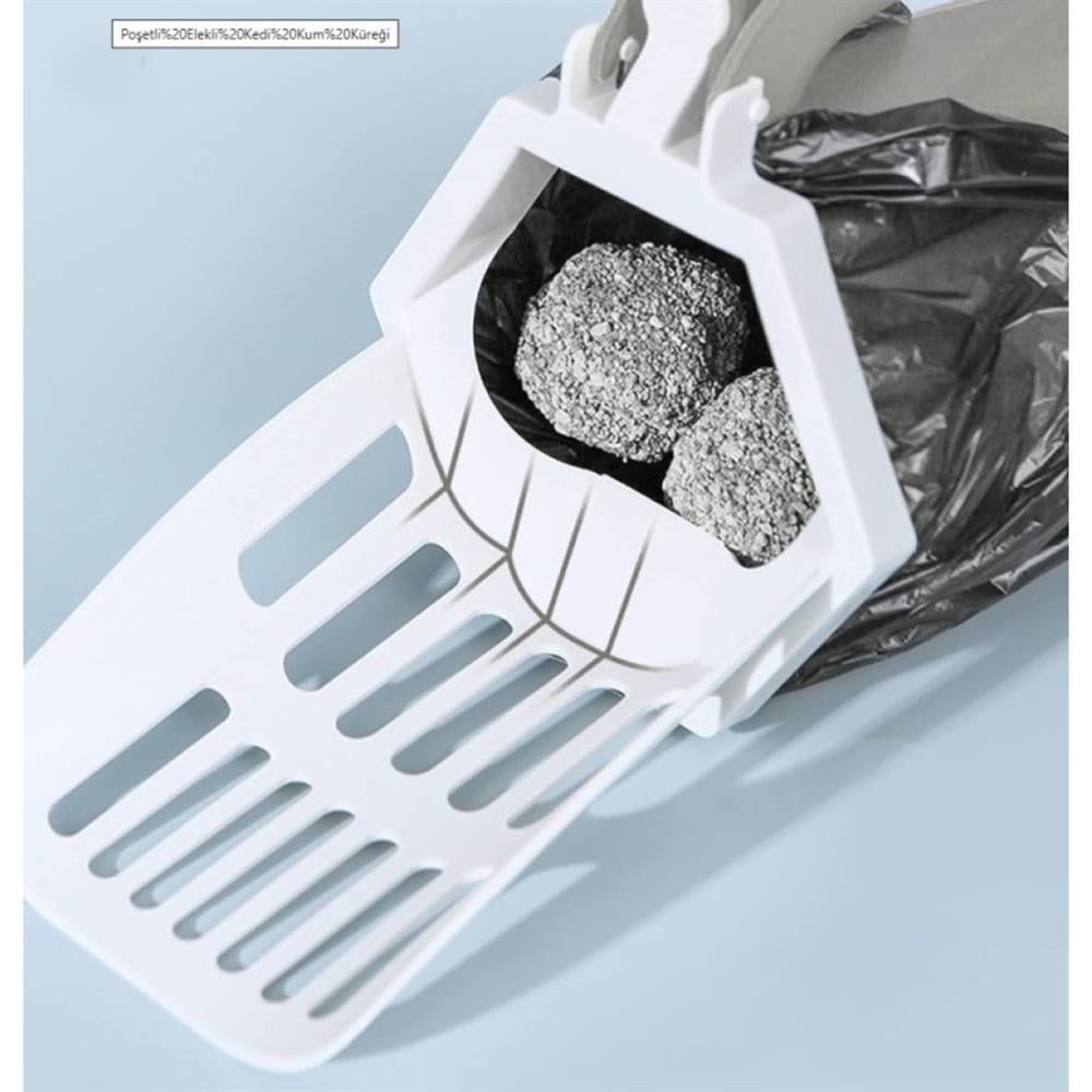 Elekli Kedi Kum Küreği