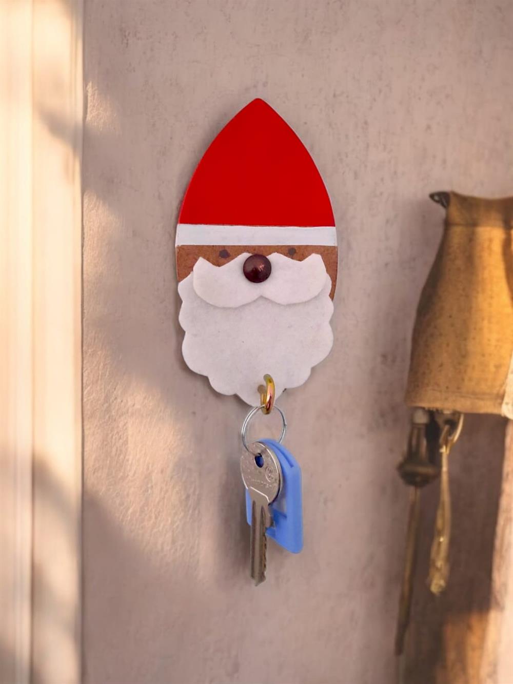 NOEL BABA AHŞAP TEKLİ ASKI