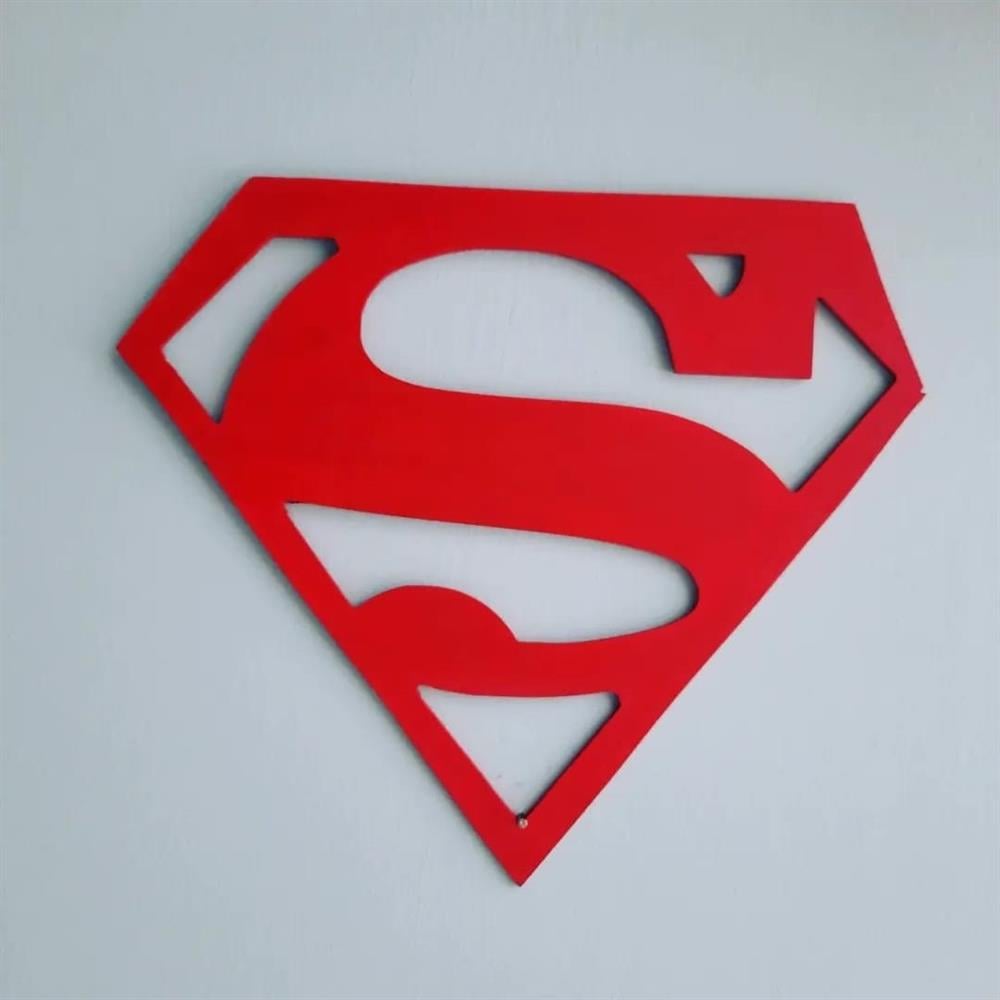 Süpermen Kırmızı Çocuk Odası Duvar Dekoru