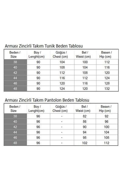 Arması Zincirli Takım Gri 19206
