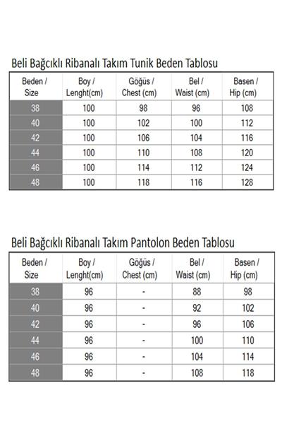 Beli Bağcıklı Ribanalı Takım Siyah 19212