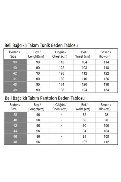 Beli Bağcıklı Takım Mavi 19220