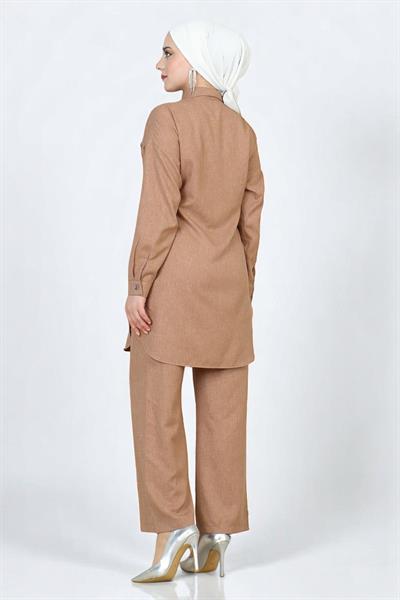 Beli Bağcıklı Takım Taba 19220