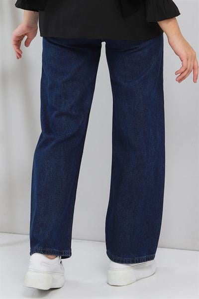 Bol Paça Kot Pantolon Koyu Kot 6016