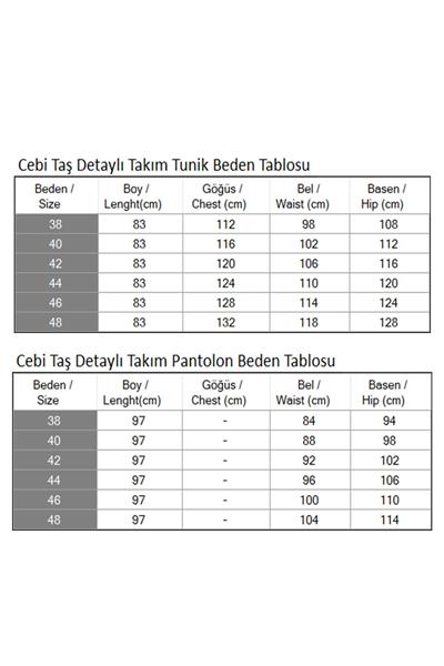 Cebi Taş Detaylı Takım Siyah 19210