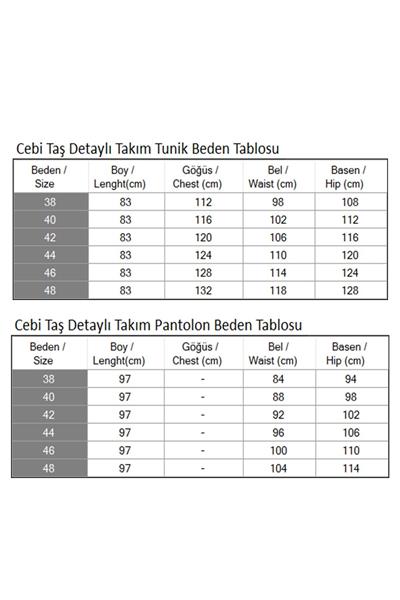 Cebi Taş Detaylı Takım Vizon 19210