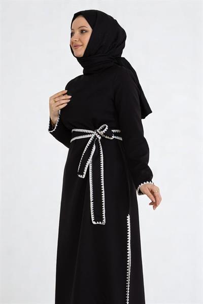 Çoban Dikişli Kemerli Takım Siyah 19365