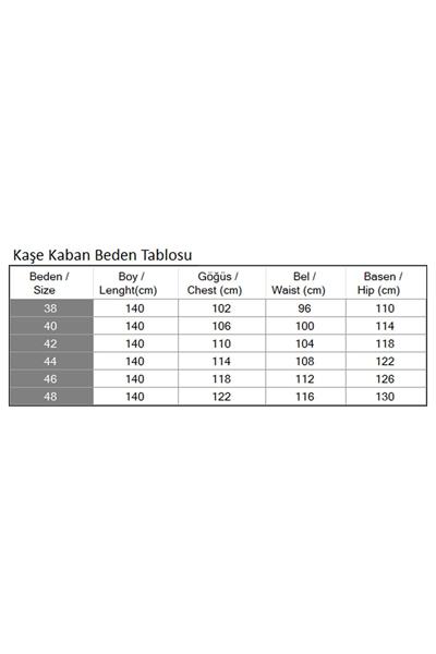 Düğmeli Kaşe Kaban İndigo 19260