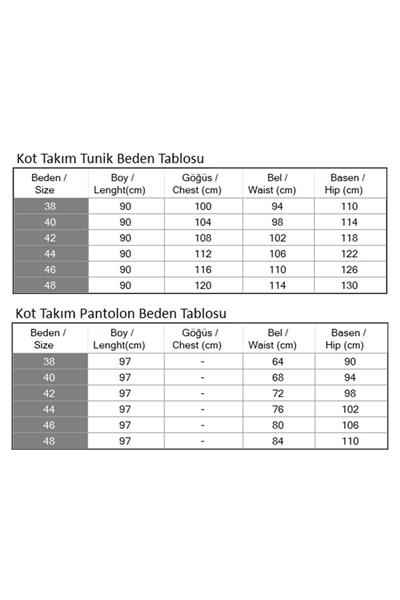 Düğmeli Taş Detaylı Kot Takım Koyu Mavi 19149