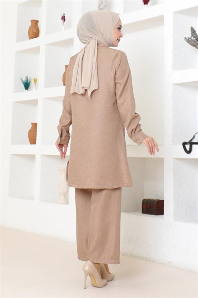 Fırfır Detaylı Takım Taba 19224