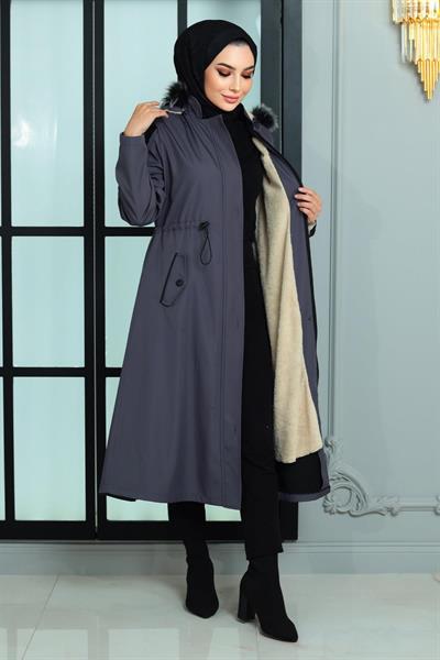Garni Detaylı Mont Antrasit 10386
