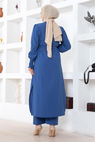 İnci Detaylı Takım İndigo 19360