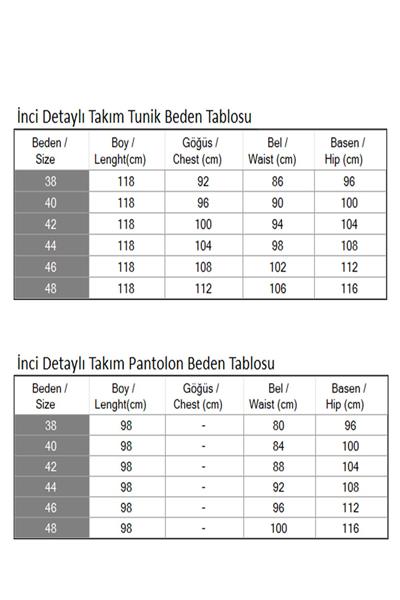 İnci Detaylı Takım İndigo MSW19216-2