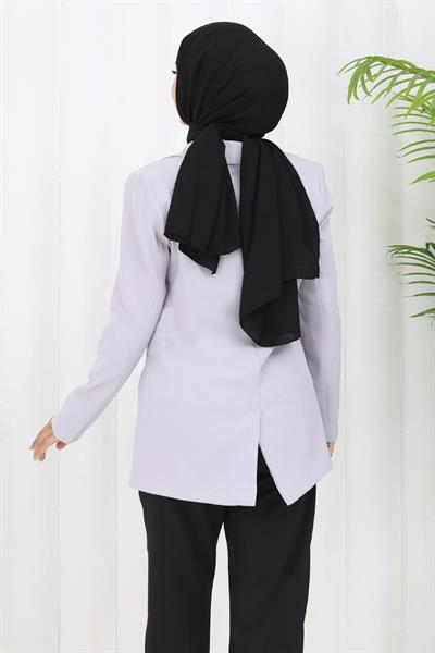 Kadın Ceket Gri 6146