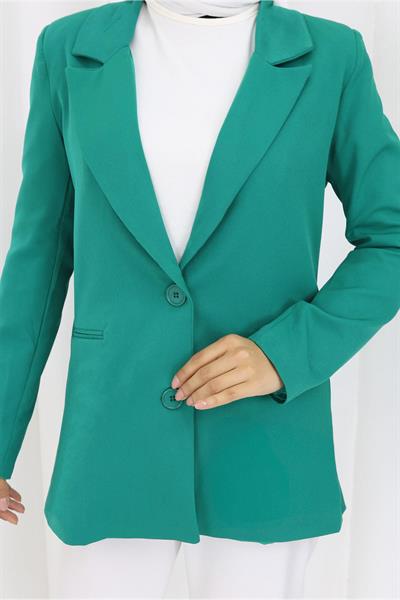 Kadın Ceket Zümrüt 6146
