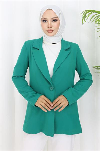 Kadın Ceket Zümrüt 6146