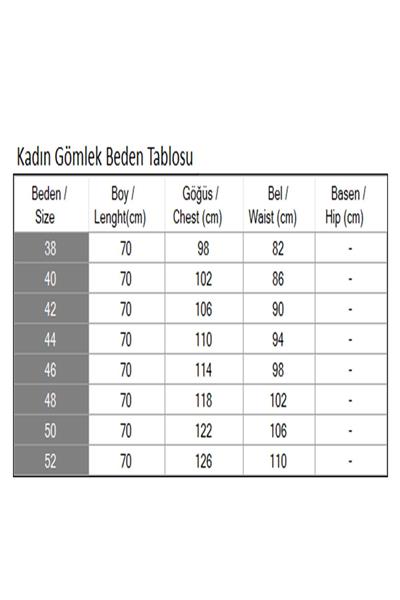 Kadın Gömlek Beyaz 19258