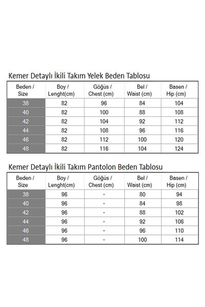 Kemer Detaylı İkili Takım Haki 19232