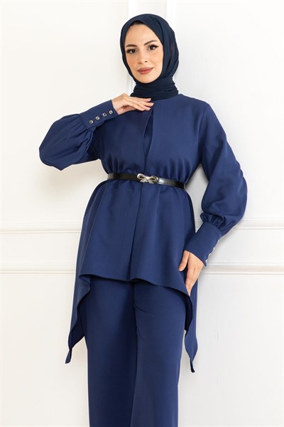 Kemer Detaylı Takım İndigo 19001