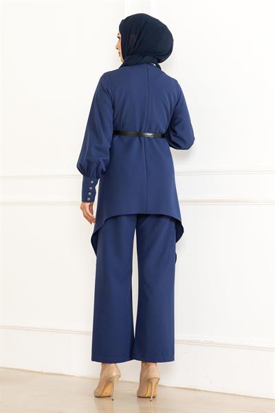 Kemer Detaylı Takım İndigo MSW19001-2