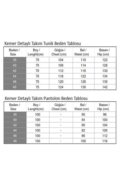 Kemer Detaylı Takım Siyah MSW19001-1