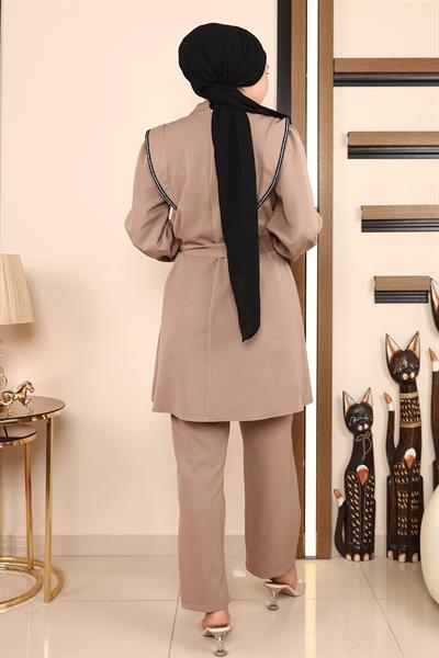 Şerit Detaylı Takım Vizon 19132