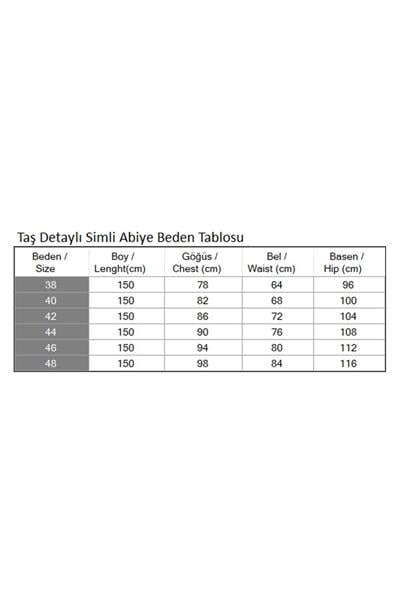 Taş Detaylı Göğsü Drapeli Simli Abiye Gül Kurusu MSW19188-2