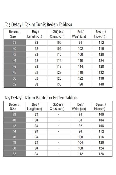 Taş Detaylı Takım Haki 19266
