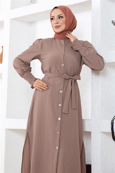 Yırtmaç Detaylı Takım Vizon 19233